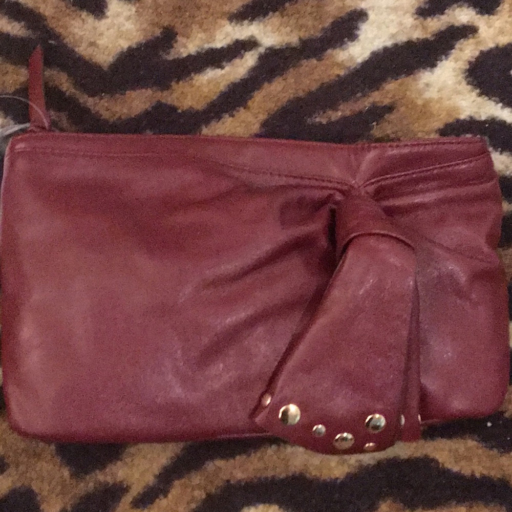 NWT Danielle Nicole Clutch Wine Color